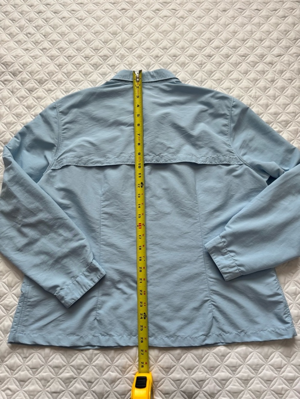 L.L. Bean Light Blue Tropicwear Button-Down Long Sleeve Sun Block Shirt Sz XLP - Picture 15 of 16